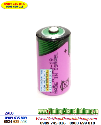 Pin Tadiran SL-550 lithium 3.6v size 1/2AA9800mAh chính hãng Made in israel